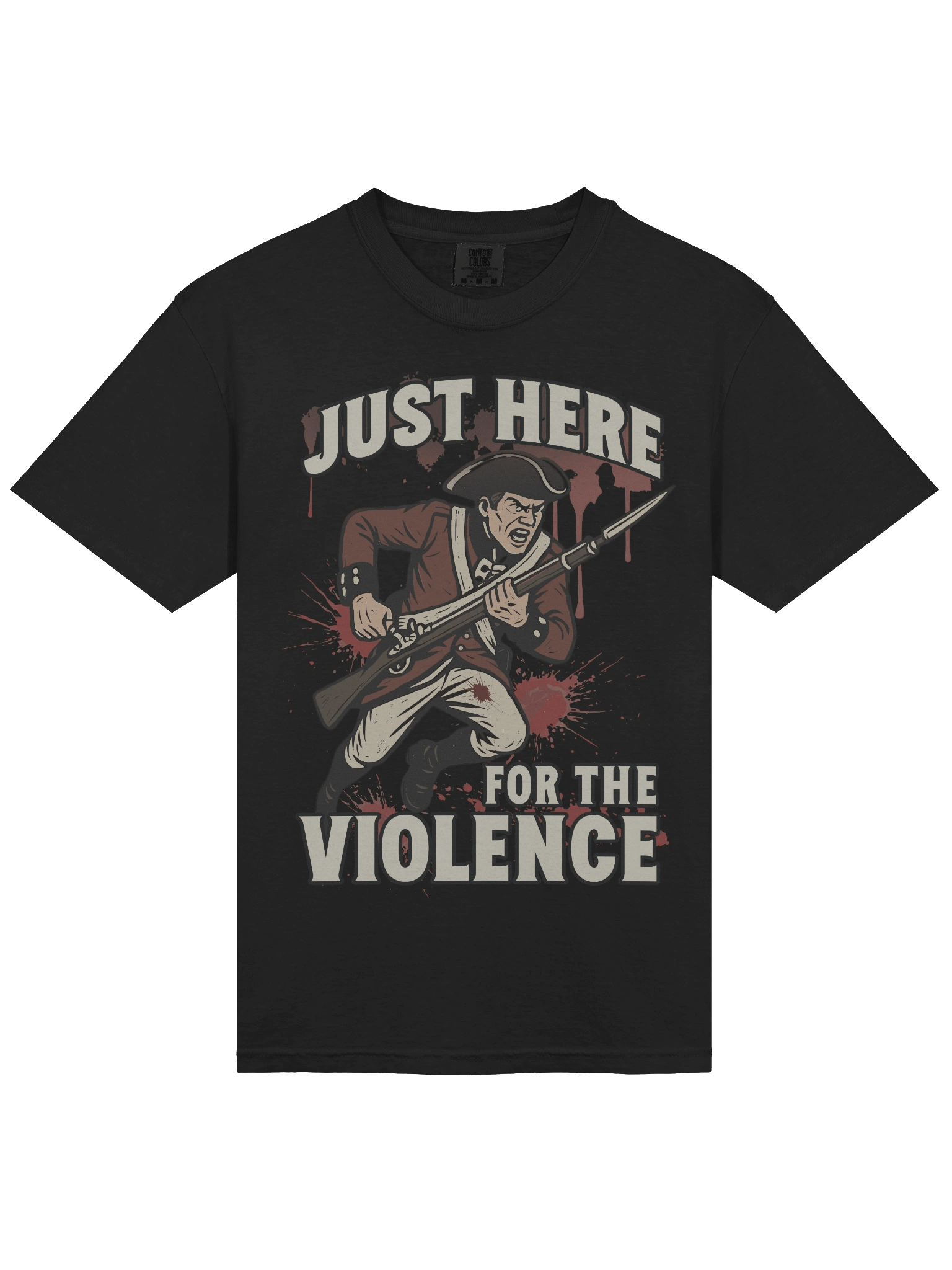 Just Here for the Violence – Redcoat Bayonet Charge T-Shirt product image (23)