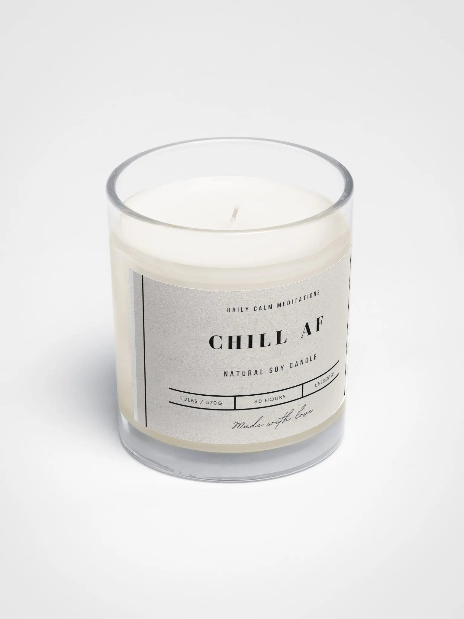 Chill AF: Natural Soy Candle product image (2)