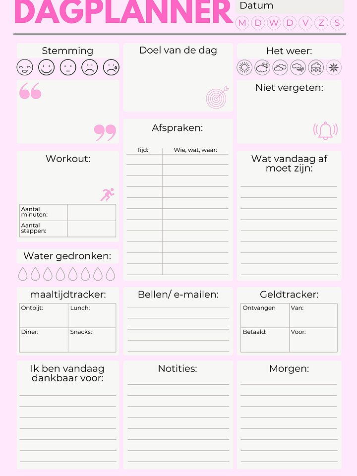 Dagplanner product image (1)