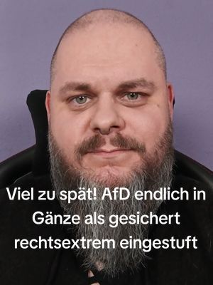 Die Neueinstufung der #AfD ist da und wie zu erwarten wurde die gesamte Partei nun als gesichert rechtsextrem eingestuft. Das hätte schon wesentlich früher passieren müssen. Wie wird jetzt weiter verfahren? Kommt endlich das Verbotsverfahren? Was meint ihr? #clangalskap #einfachspike #161 #afdverbot #afdverbotjetzt #gegenrechtsextremismus #gegendieafd 