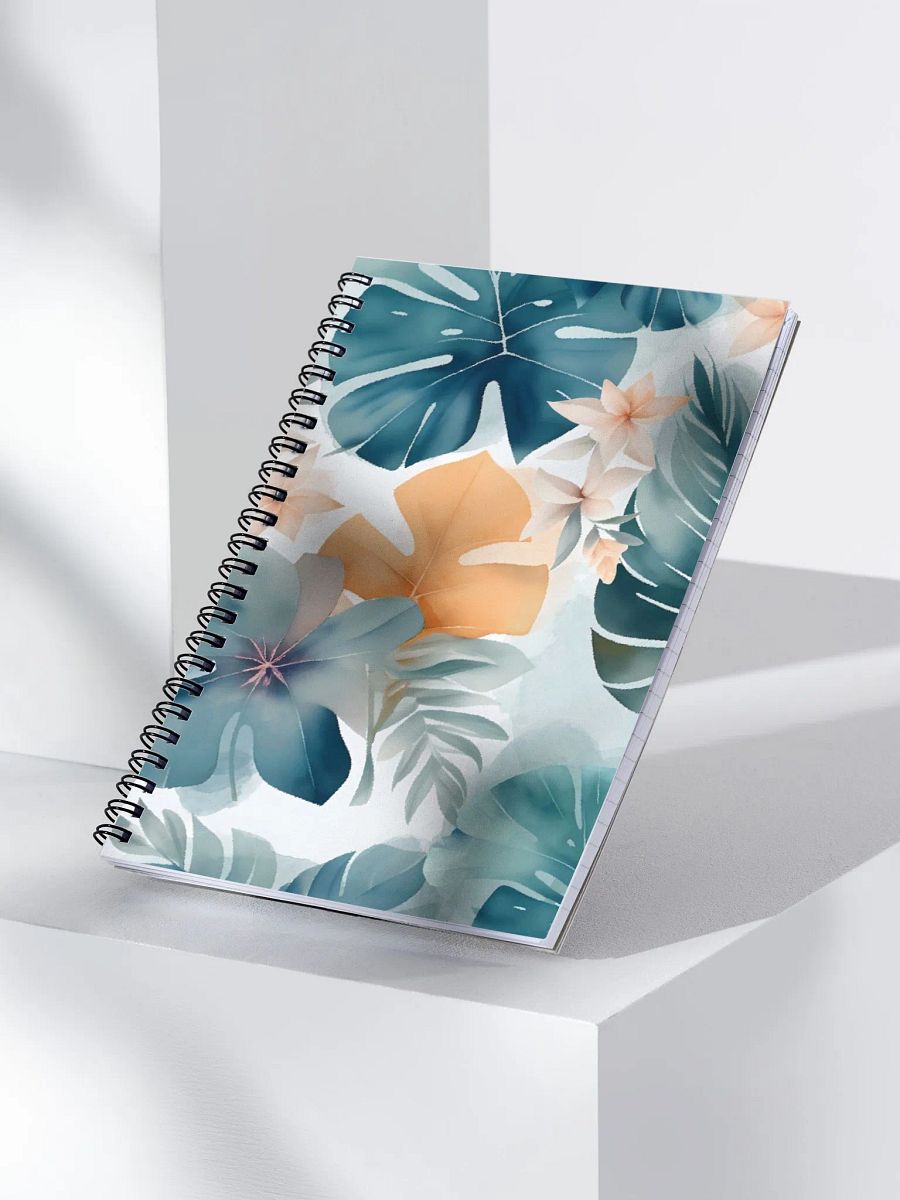 Watercolor Tropical Flowers Notebook product image (3)