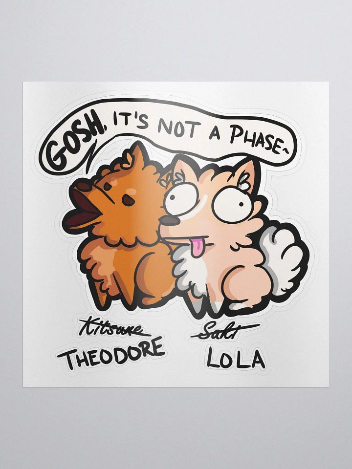 Theodore and Lola Sticker product image (1)