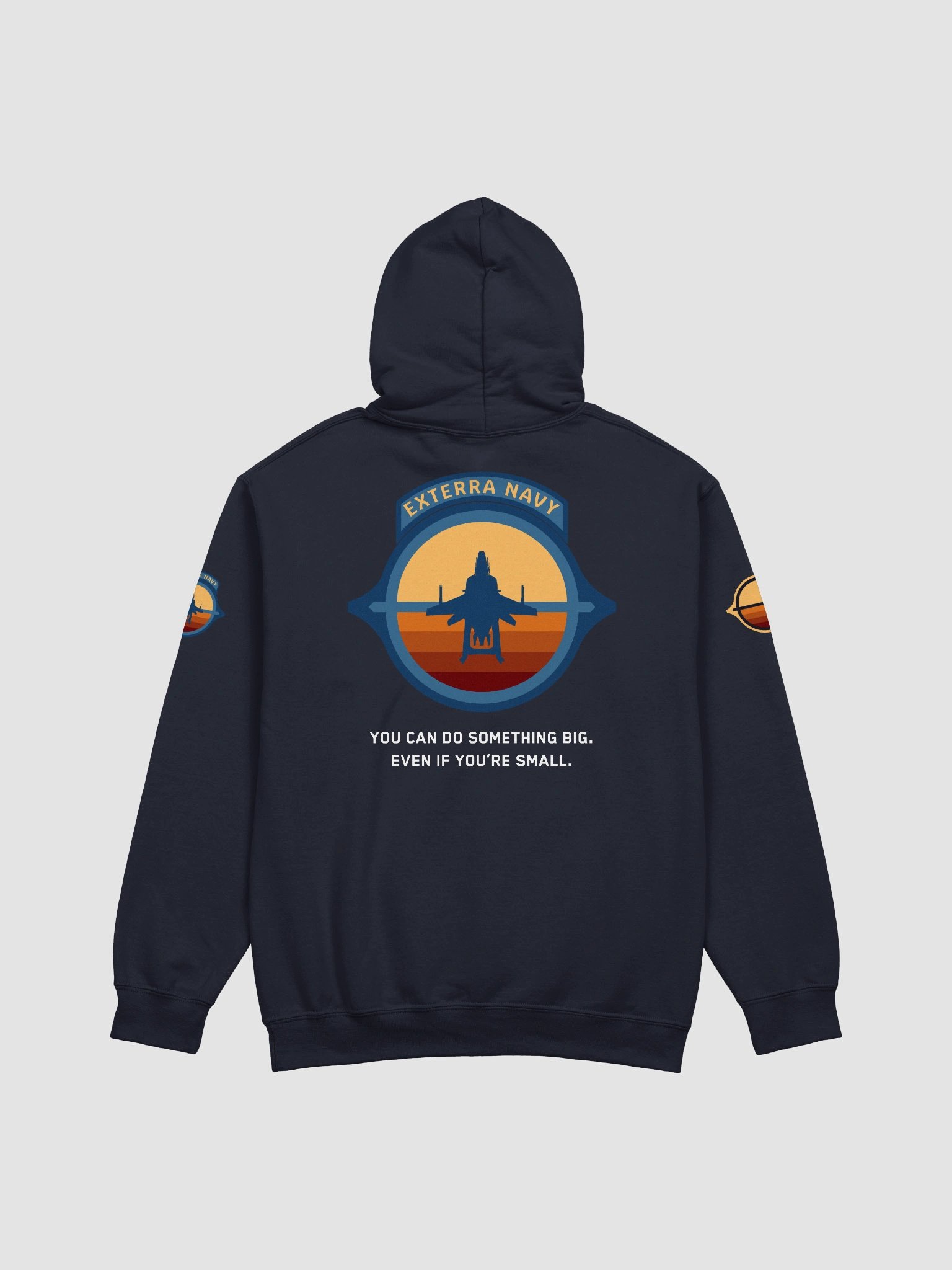 Exterra Navy Premium Hoodie product image (1)