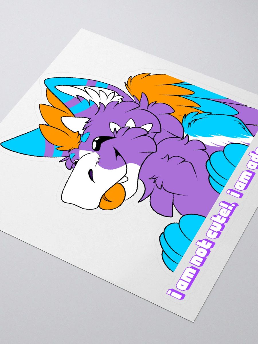 Im Not Cute Im Adorable Sticker product image (3)