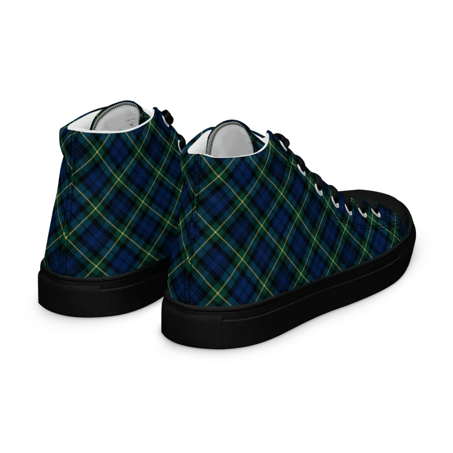 Gordon Tartan Men's High Top Shoes product image (10)
