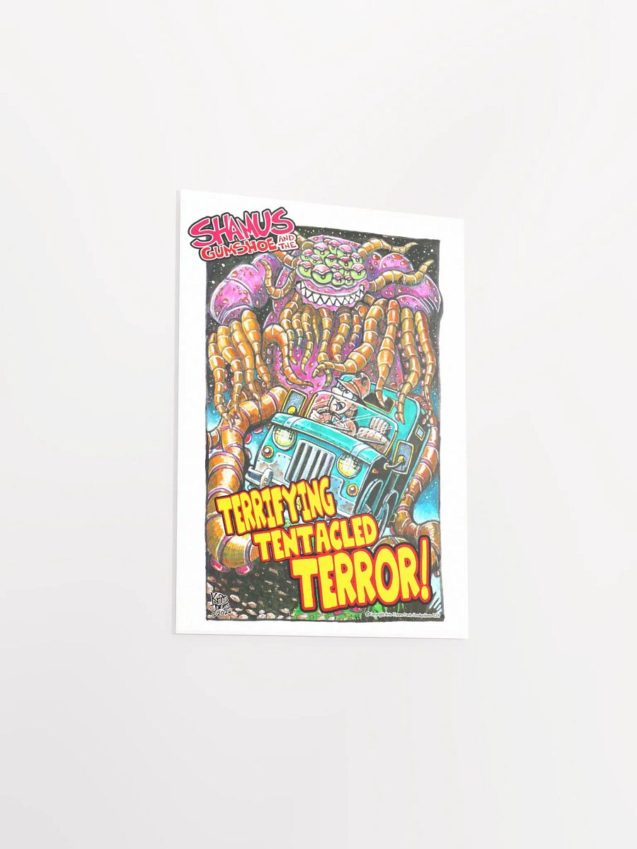 THE TERRIFYING TENTACLED TERROR POSTER! product image (3)