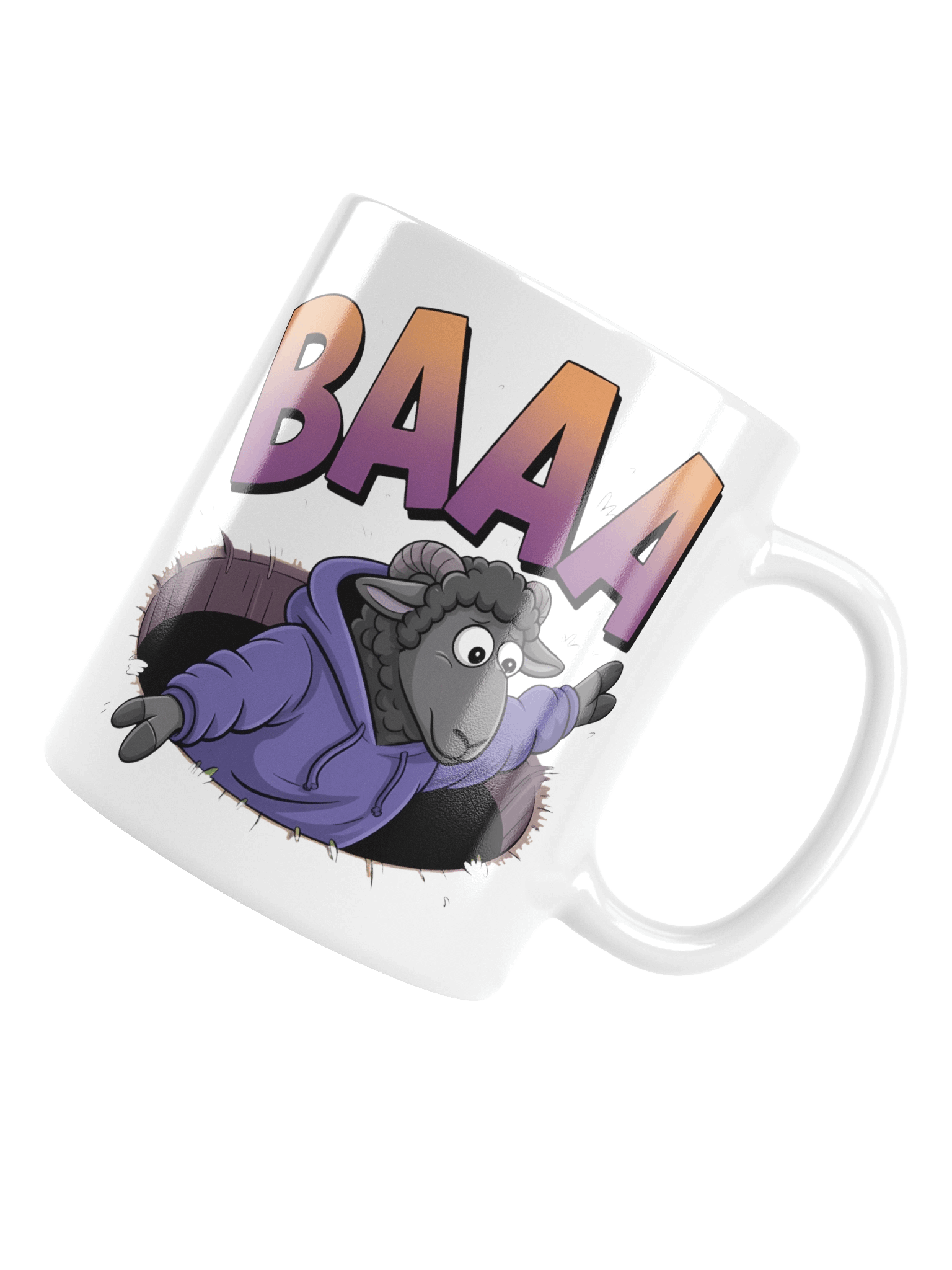 BAAA Help White Glossy Mug product image (15)