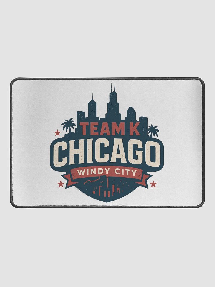 Team K Chicago Desk Mat 12" x 18" product image (1)