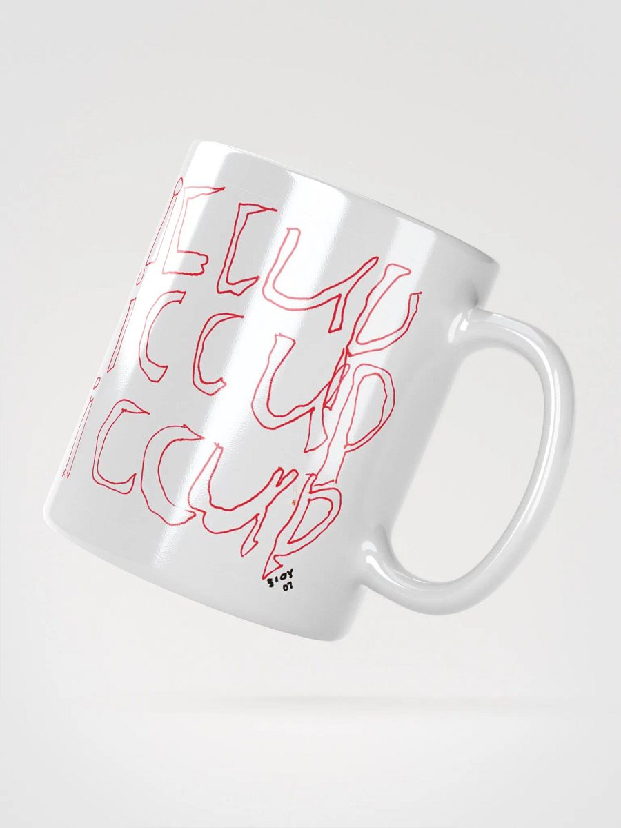 Hiccup White Glossy Mug product image (6)