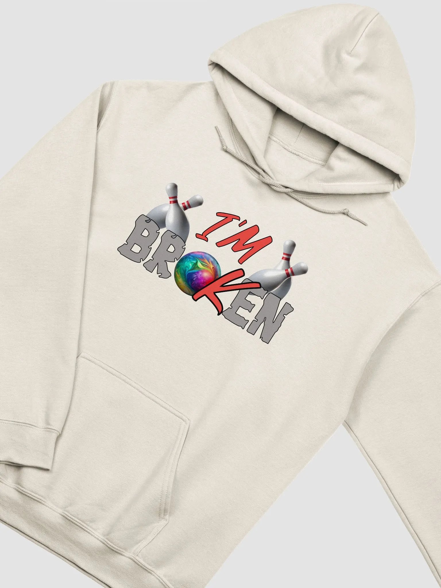 Im Broken Im Ok Bowling Strike Confessions Hoodie product image (29)