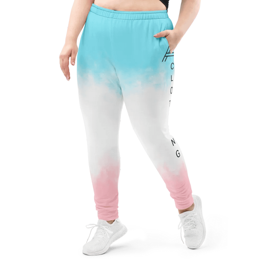 Women's Blue and Pink Joggers product image (8)