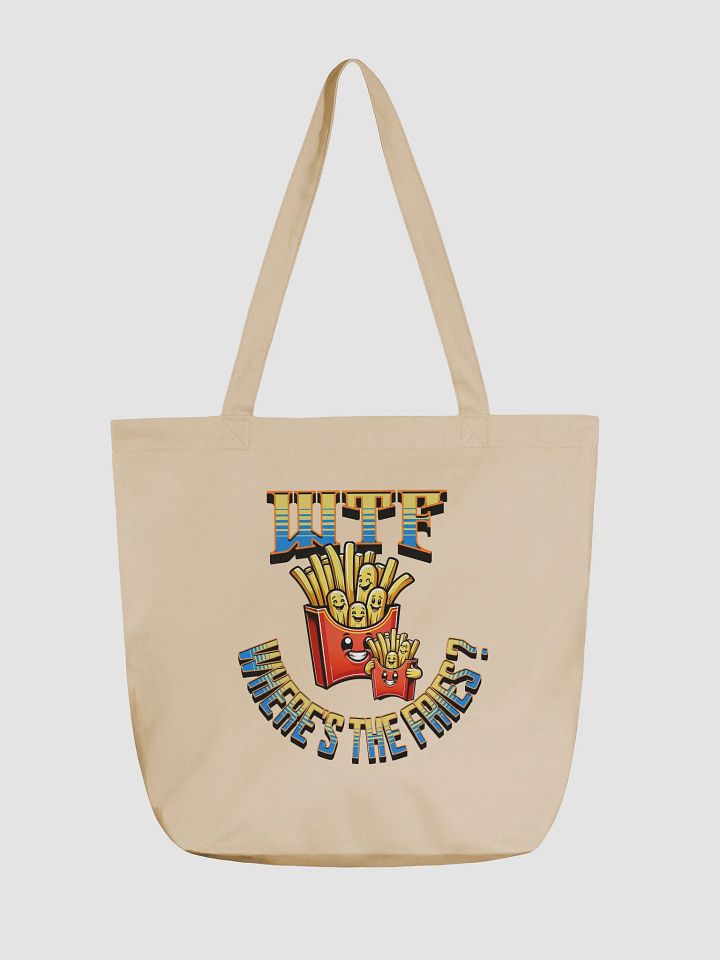 WTF Wheres the Fries Eco Tote Bag product image (5)
