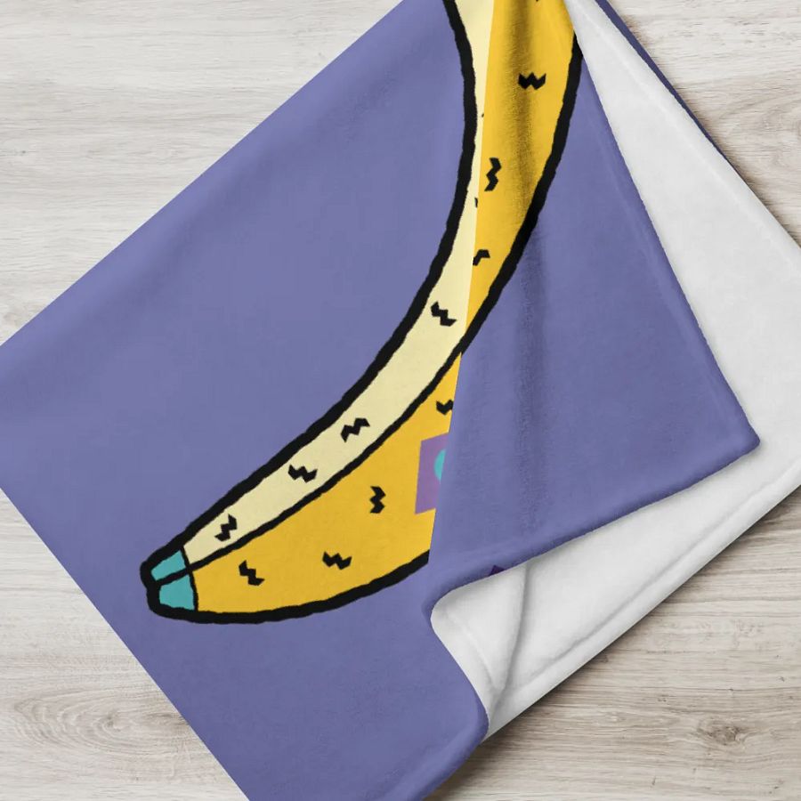 Throw Blanket 💜 I will focus my energy on what's good for me (127 × 153 cm) product image (5)