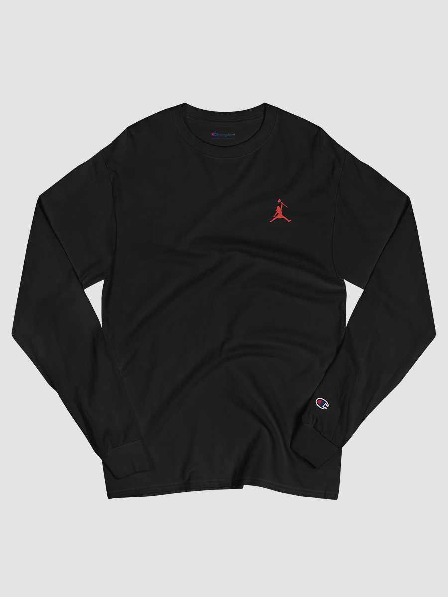 Jumpy Krag Men's Champion Long Sleeve Shirt (Embroidered) product image (2)