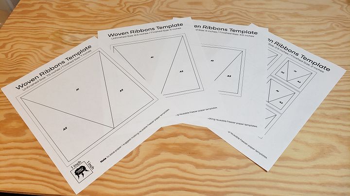 Woven Ribbons Templates product image (1)