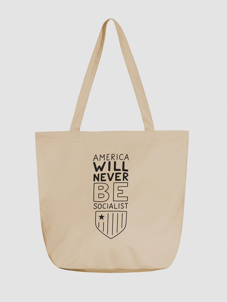 America Will Never Be Socialist. Eco Tote product image (1)