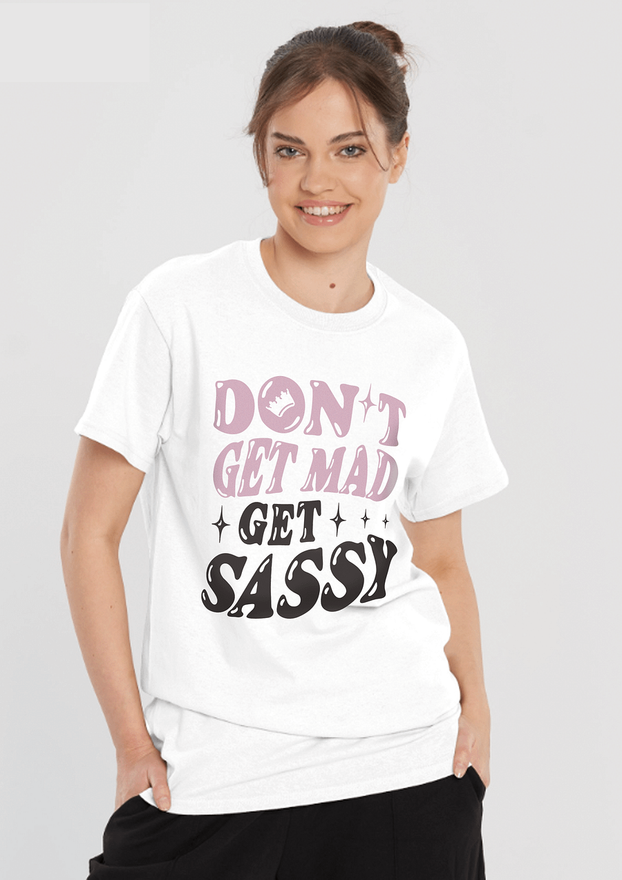 Get Sassy Tee - White product image (5)