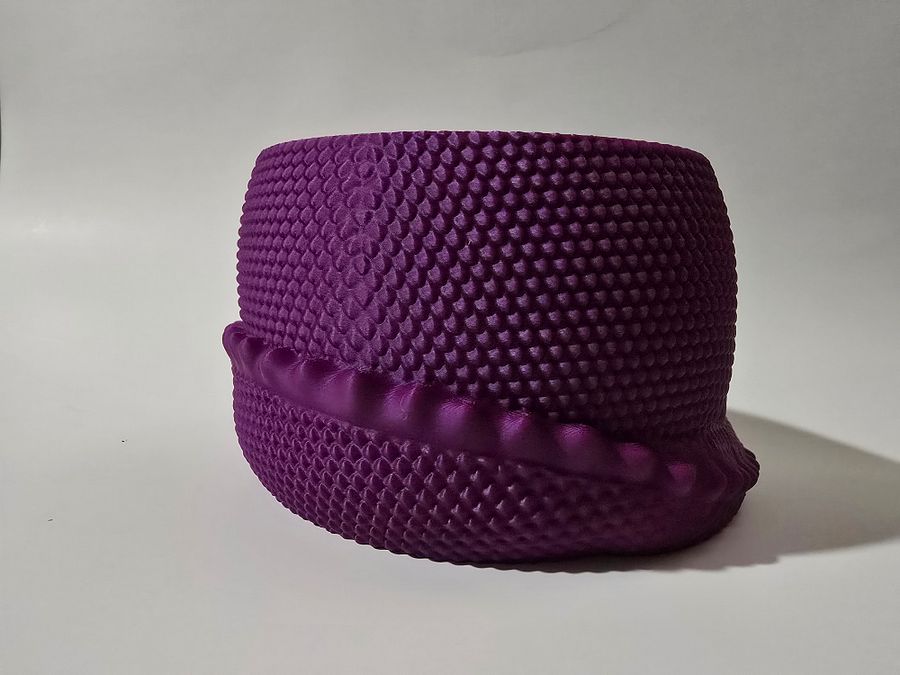 Purple Dragon Yarn Bowl 3D printed 🐑 product image (3)