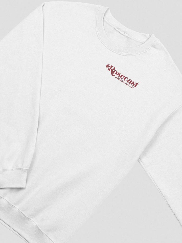 Retro Rose Crewneck Sweatshirt (Front and back) product image (1)