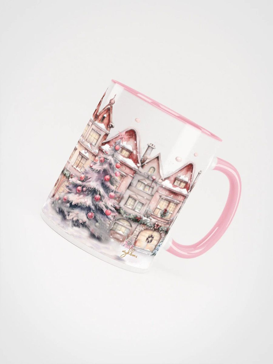A Pink Christmas Ceramic Mug | The Night Before Christmas Ambiance | Holiday Drinkware product image (4)