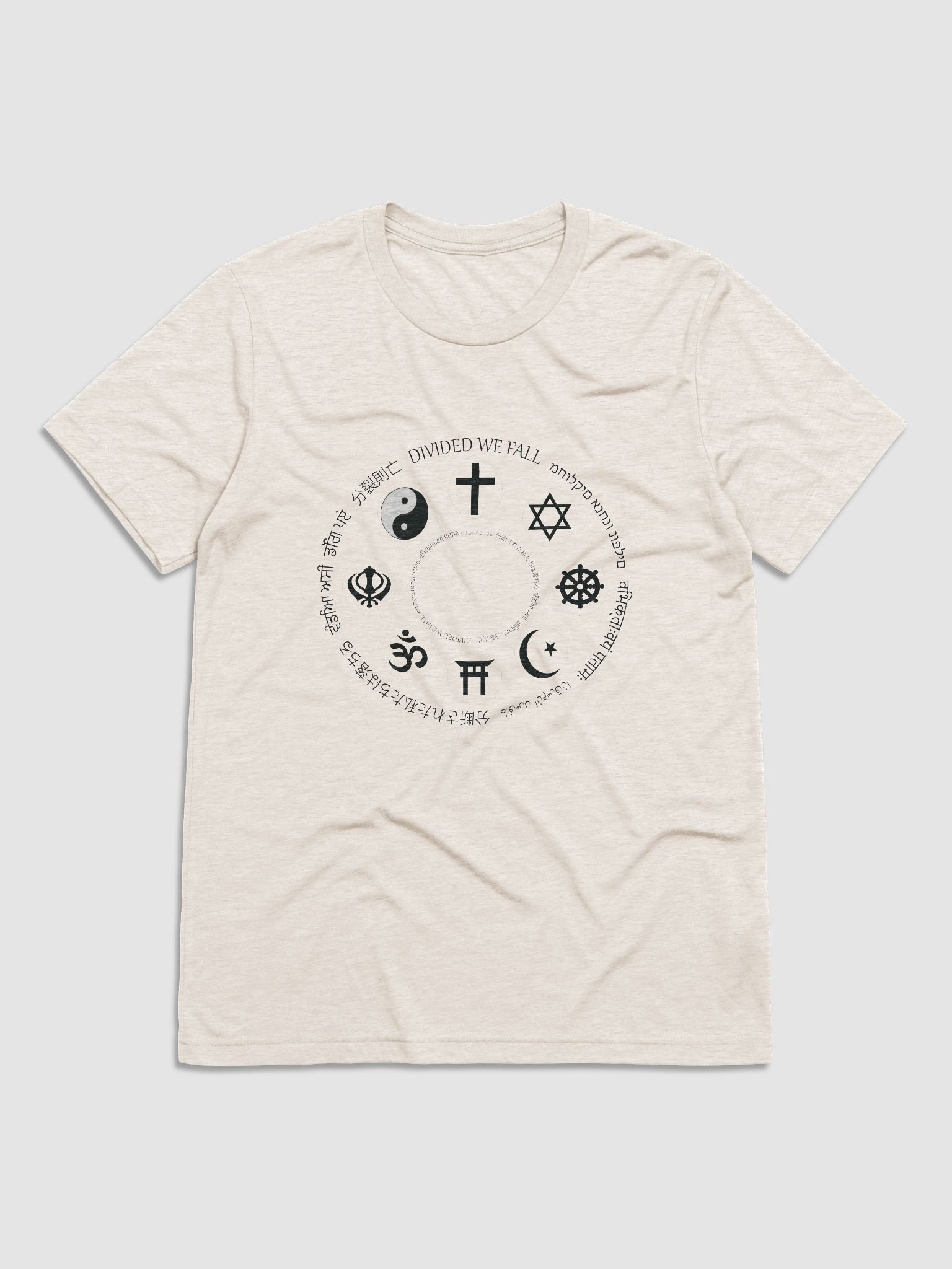 Divided We Fall - Religion - Bella+Canvas Triblend Short Sleeve T-Shirt product image (2)
