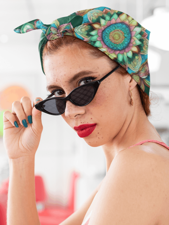 Autumn Bloom Mandala - Bandana product image (2)