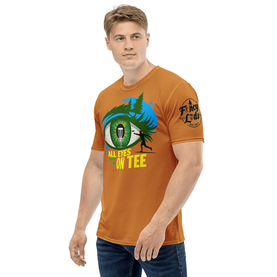 Fancy Lads Men's Orange T-Shirt "All Eyes On Tee" product image (3)