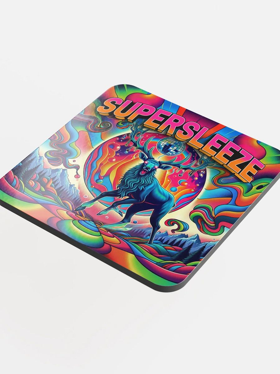 Supersleeze - Glossy Corked Coaster product image (4)