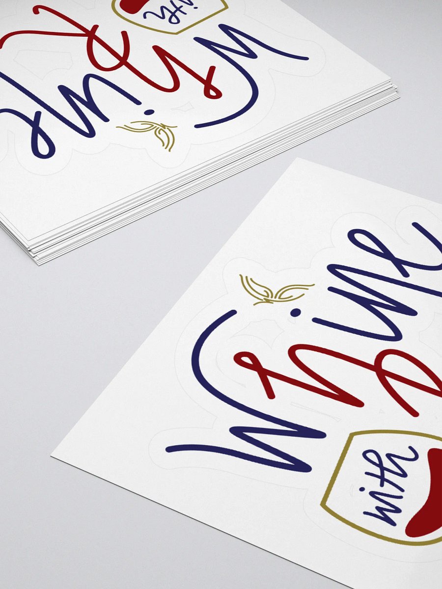 Whine with HR Kiss Cut Sticker product image (12)