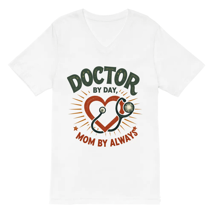 Heartfelt Doctor & Mom V-Neck Tee product image (2)