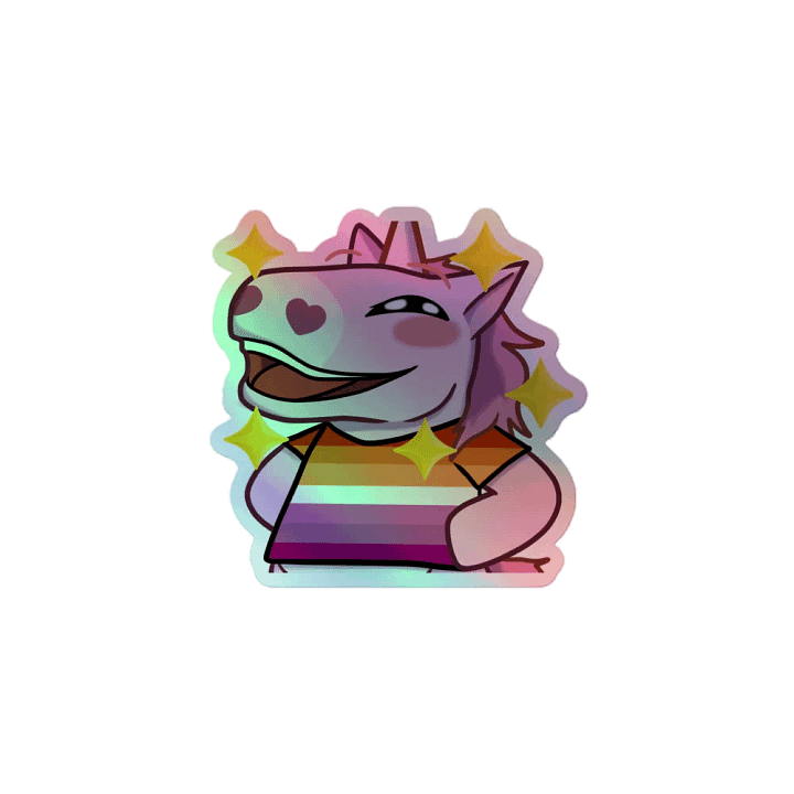 LESBIAN Pride Holographic Sticker product image (1)