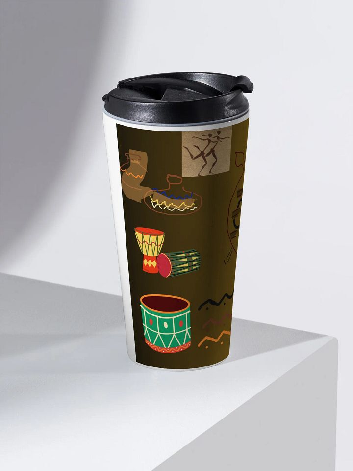 African Rhythms Stainless Steel Travel Mug product image (2)