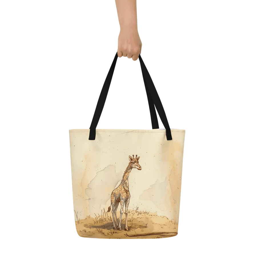 Cute Giraffe Tote Bag product image (9)