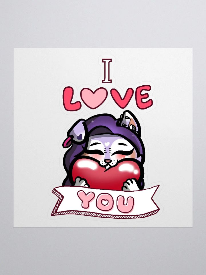 I love you sticker product image (1)