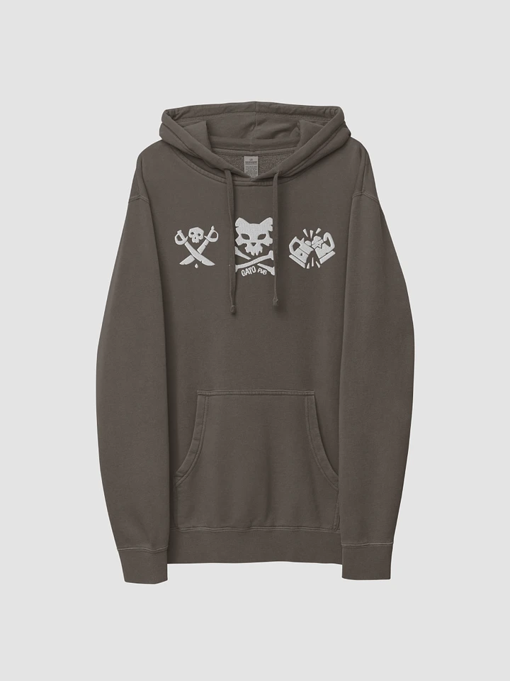 Pirate Gato - Pigment Dyed Hoodie product image (1)