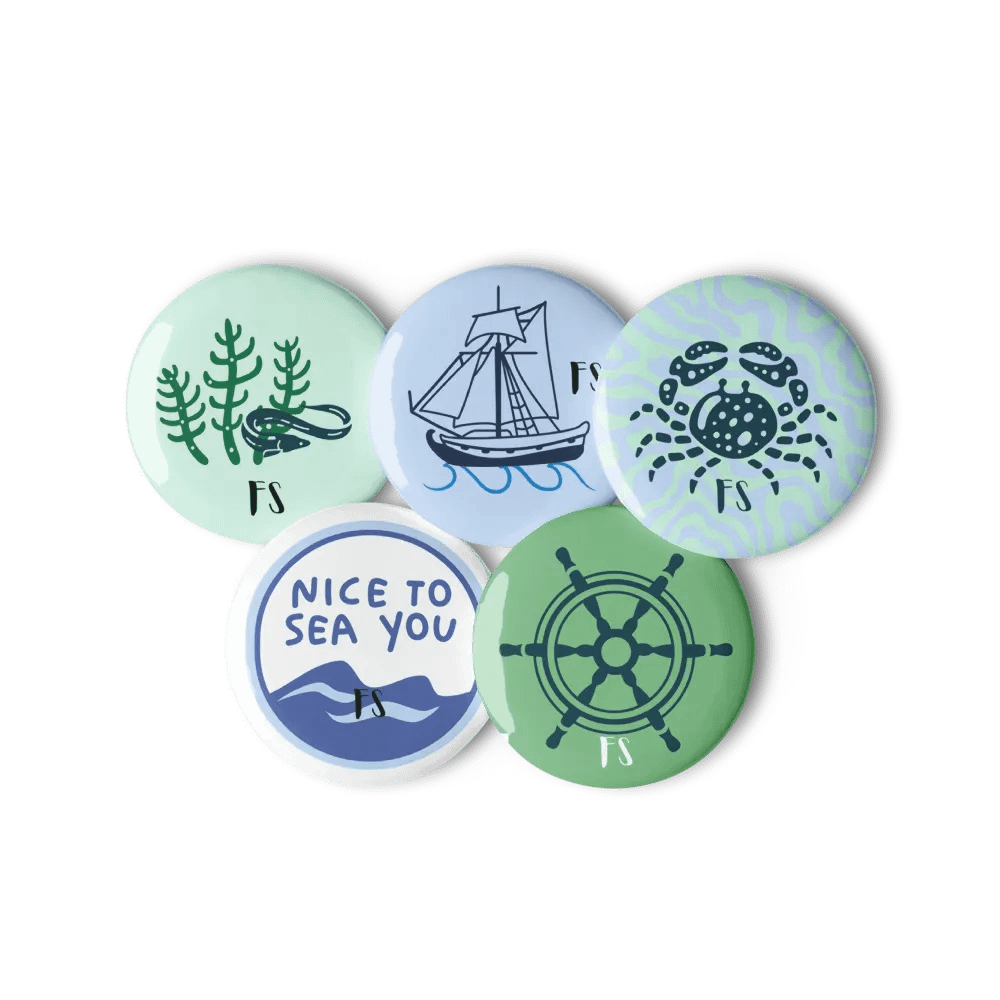 Pin Buttons Set (Ocean) product image (1)