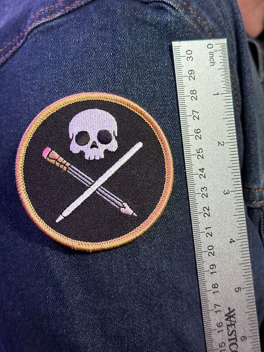Draw or Die Logo Patch product image (3)