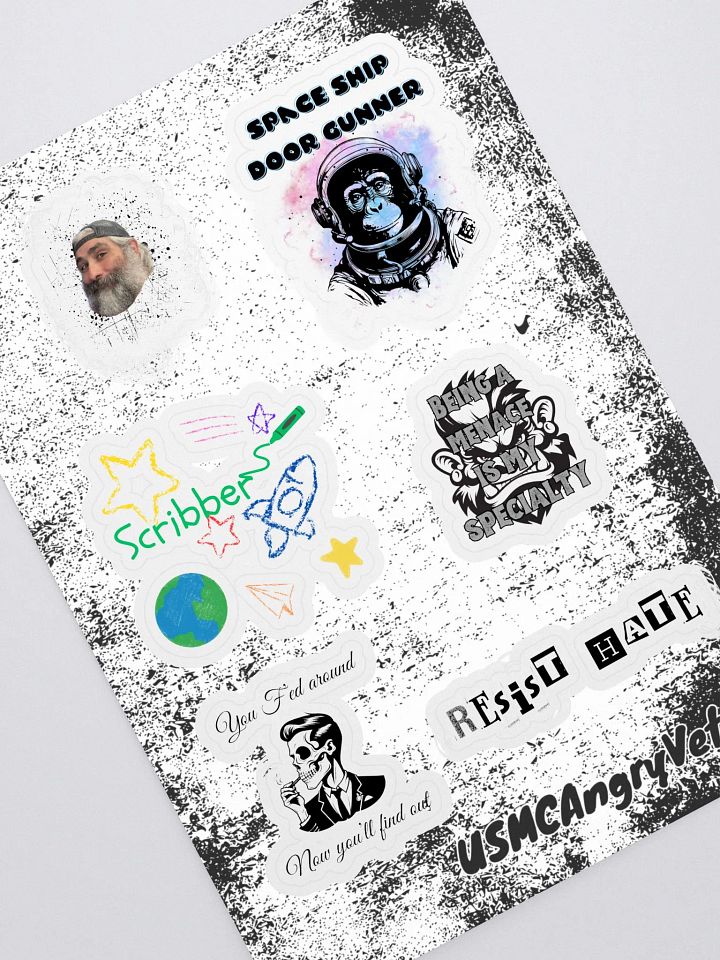 McAngry Sticker Sheet product image (1)