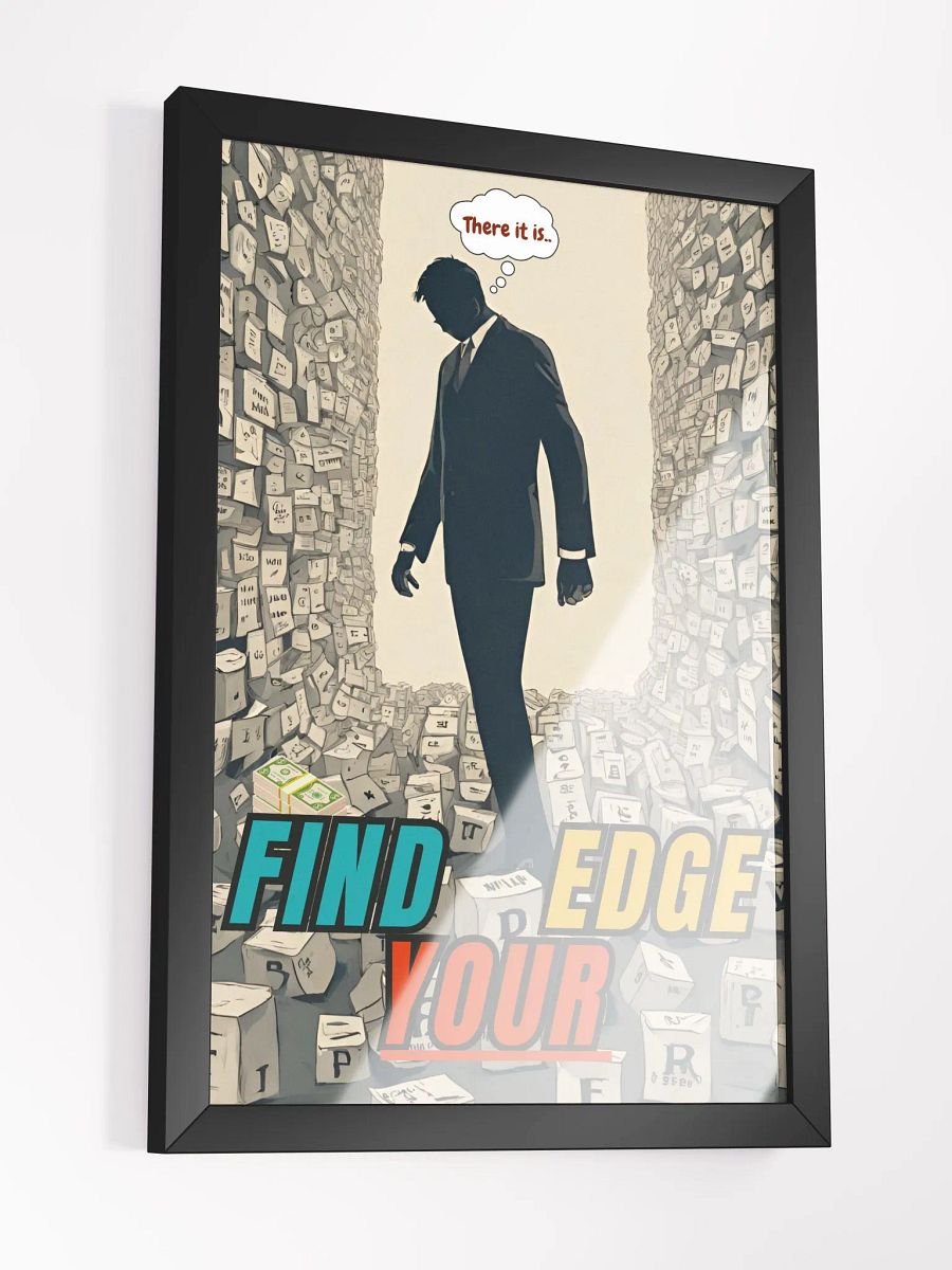 FIND YOUR EDGE Custom Artwork Framed product image (5)