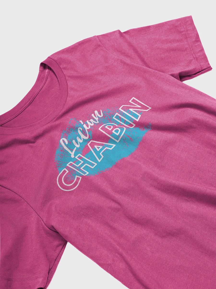 Lucian Chabin White Text Blue Design T-Shirt product image (12)