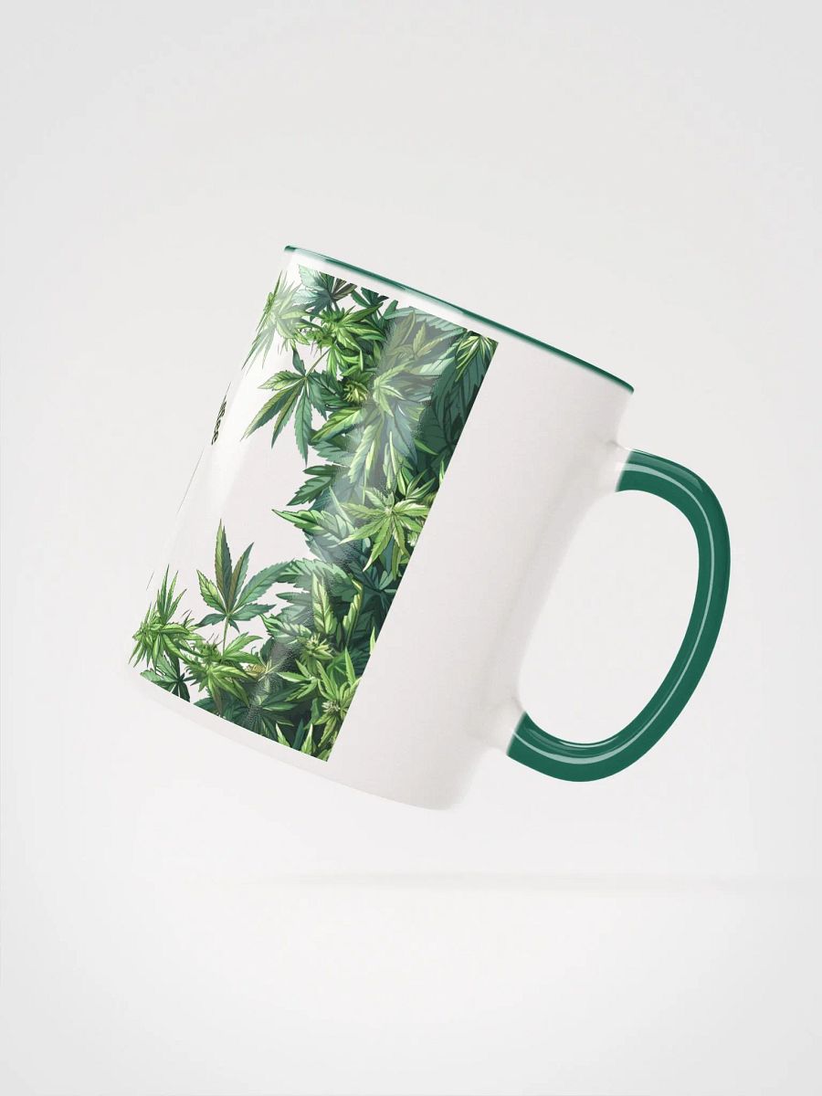 Vibrant Cannabis Leaf and Coffee Lovers Mug product image (3)