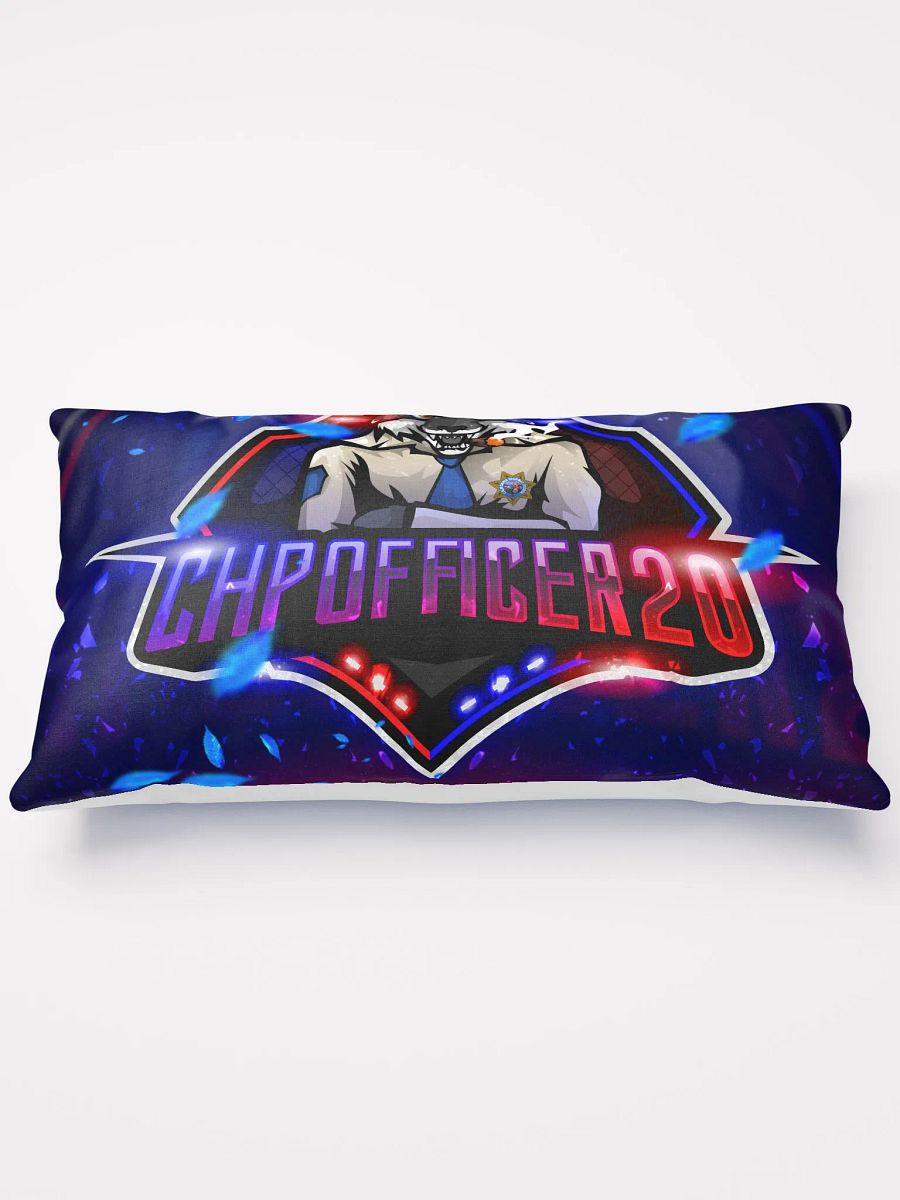Cosmic Wolf Police Emblem Pillow product image (1)