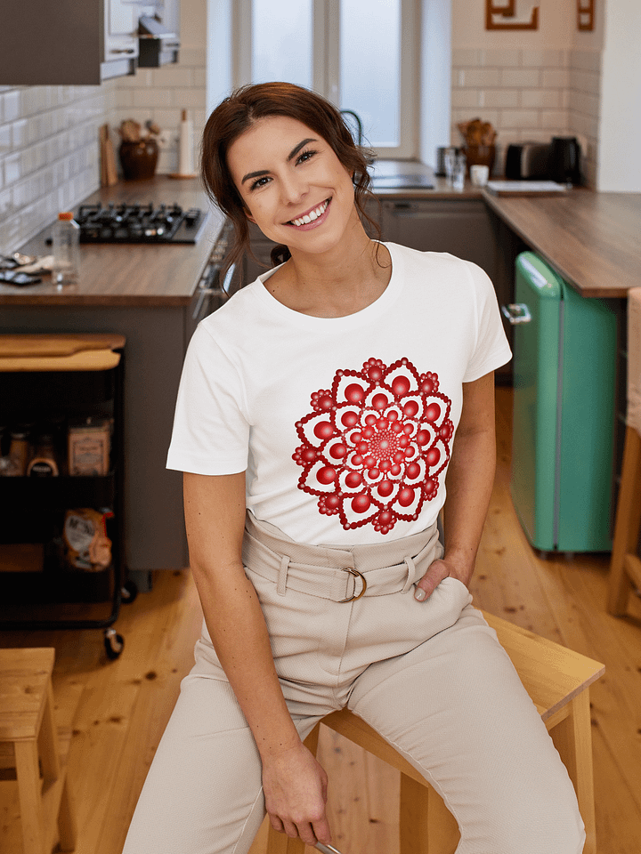 Red Dot Mandala Women's T-Shirt product image (5)