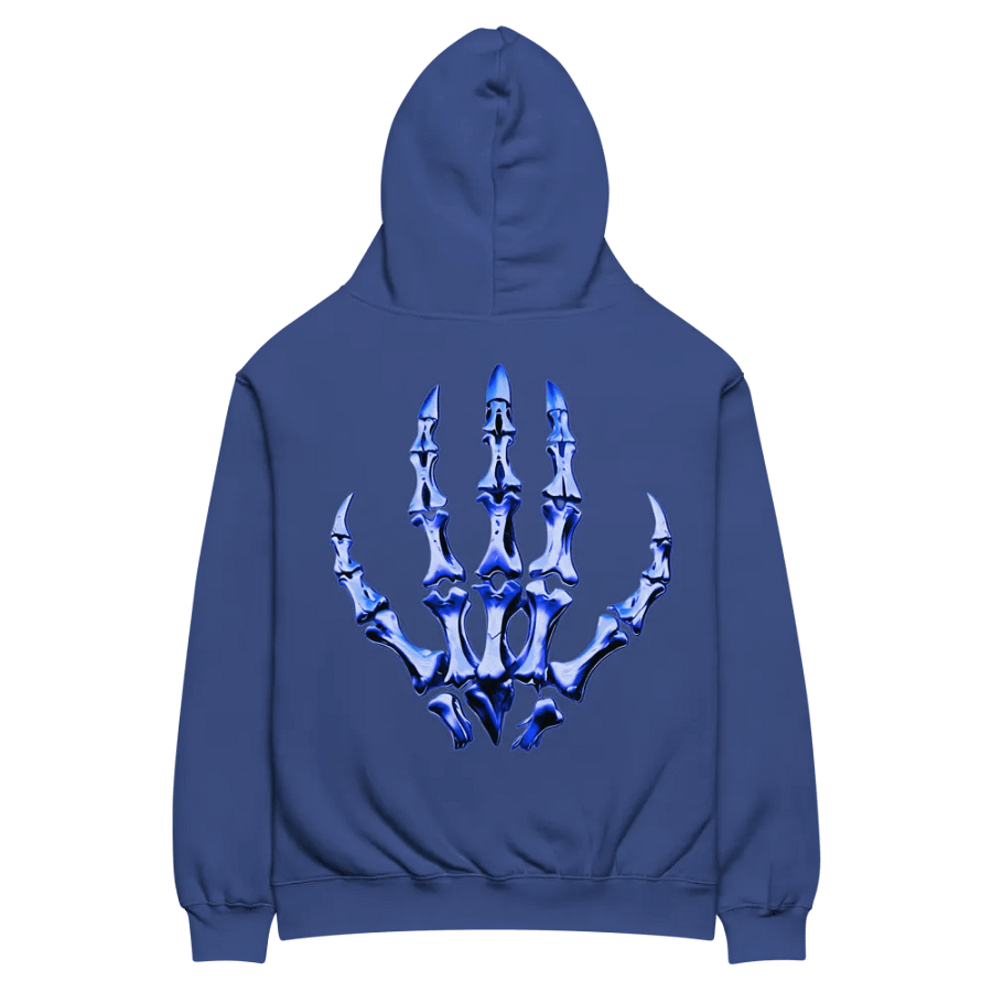 YNOTT Gradient Typography Hoodie - Cobalt BLUE product image (5)