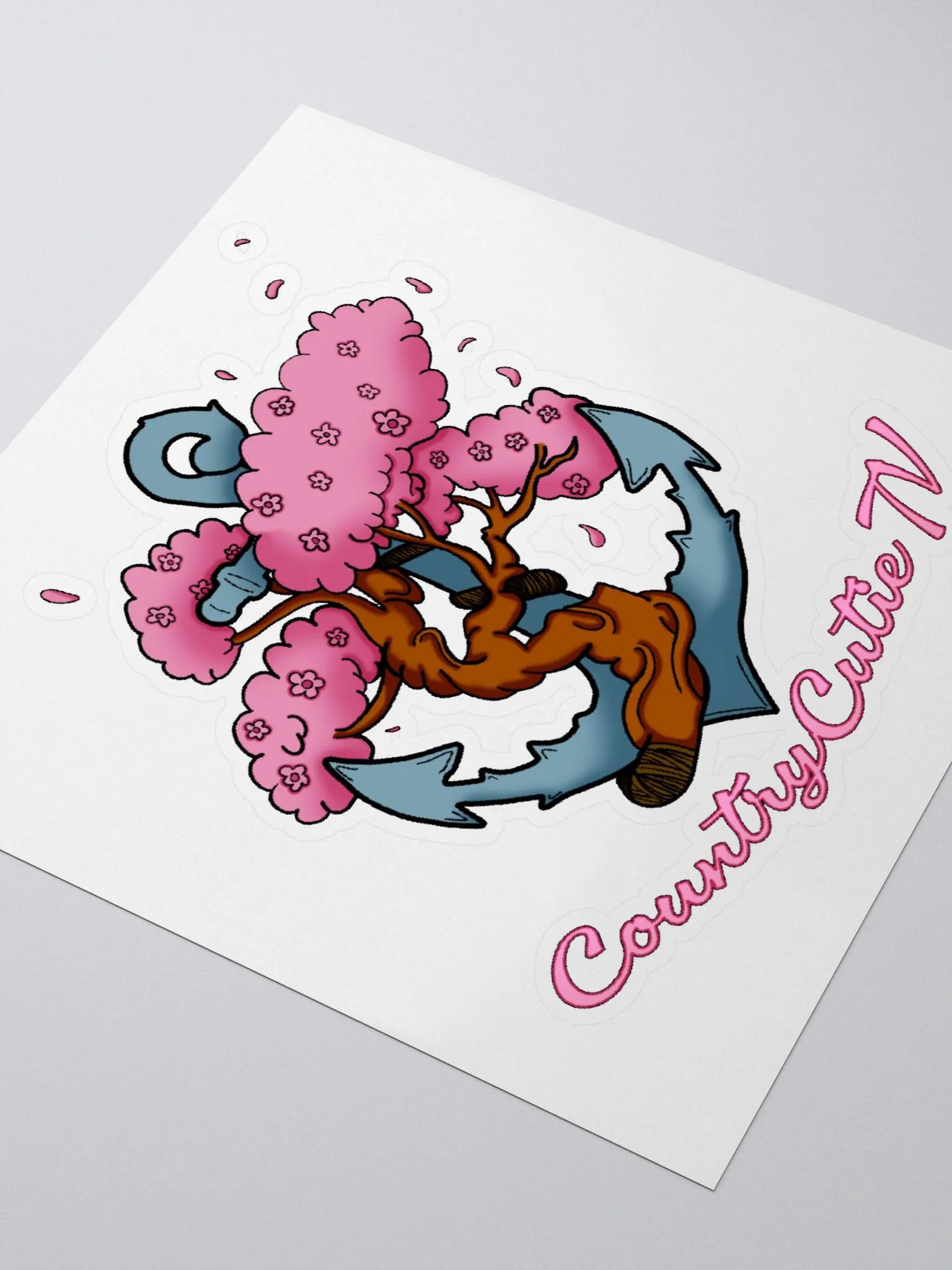 Blossomed Anchor Sticker product image (3)