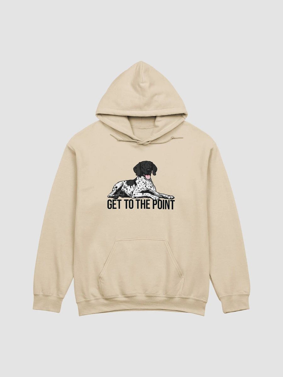 Get to the Point Hooded Sweatshirt of a German Shorthaired Pointer(Black Roan) | Funny Hoodie for GSP Pawrents product image (23)