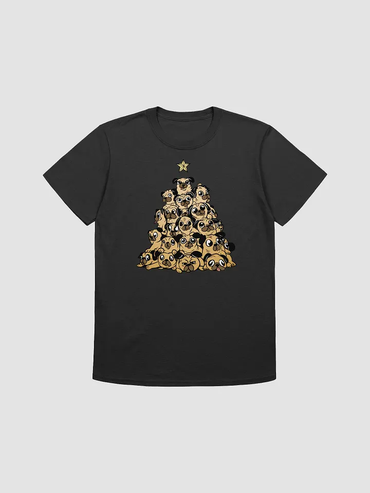 Pug Pyramid Christmas Tree T-Shirt product image (4)