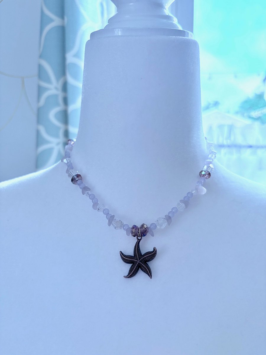 Copper Tone | Seaside Radiance | Starfish Pendant Necklace by Monique Faella Designs™ | MFD-00136 product image (1)