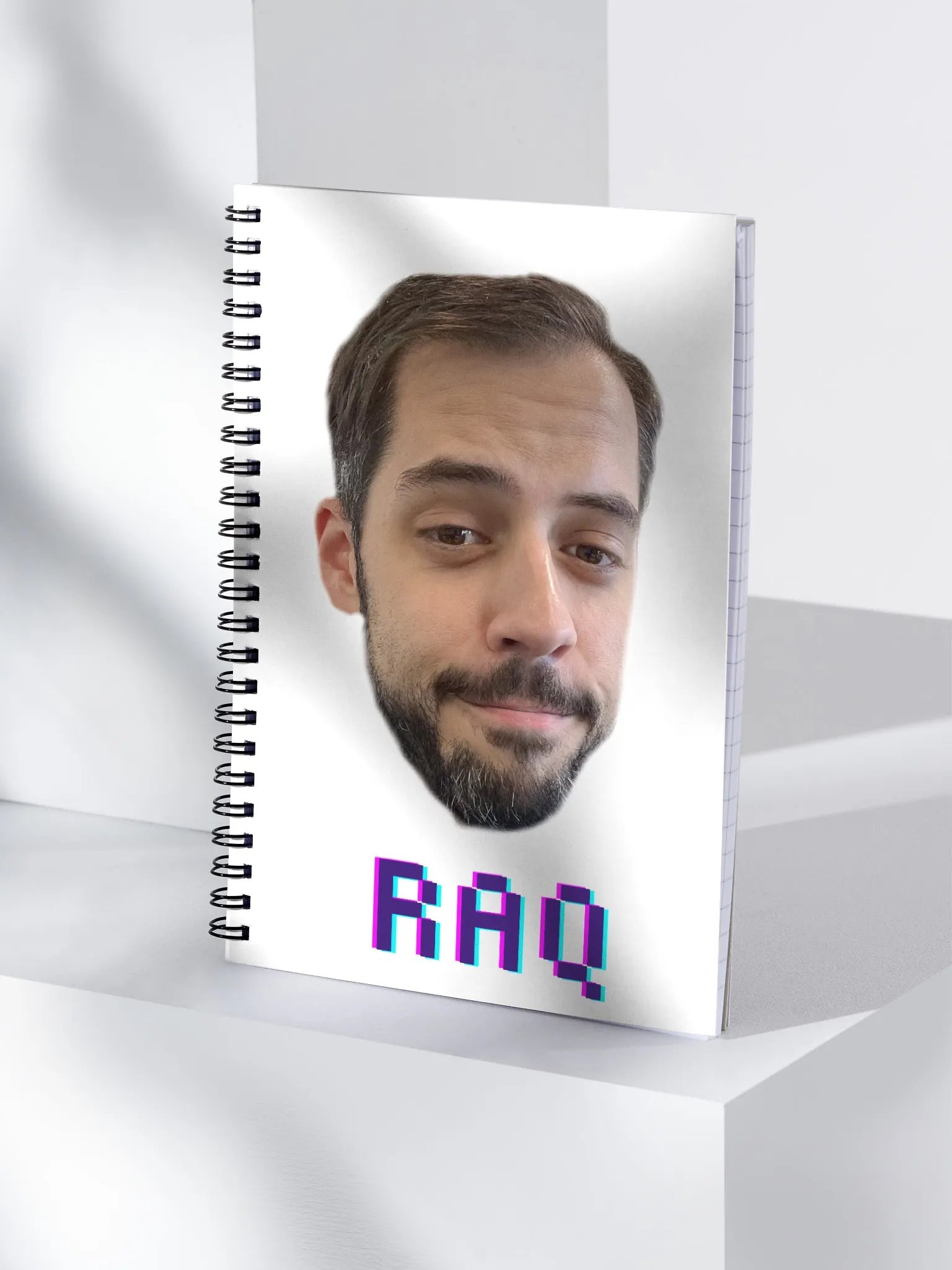 Raq Sticker/Logo Notebook (White) product image (4)