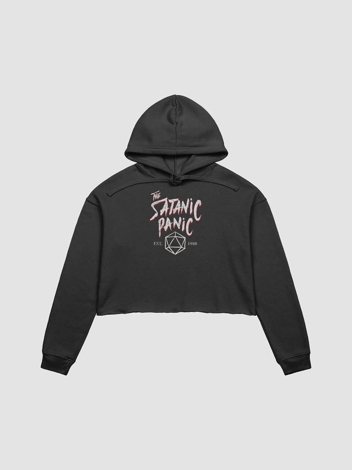 The Satanic Panic Crop Hoodie (clean) product image (1)